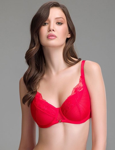 Бюстгальтер с мягкой чашкой Mioocchi SCARLETT 8332 rosso, Цвет: rosso (красный), Размеры: 75C, изображение 3