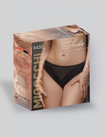 Трусики бразилиана Mioocchi SCARLETT 8430 nero, Цвет: nero (черный), Размеры: S, изображение 5