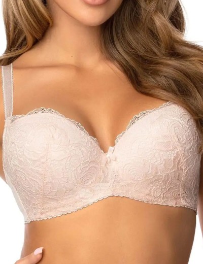 Бюстгальтер балконет Orhideja 587-437 цветочно-розовый, Цвет: цветочно-розовый, Размеры: 75E, изображение 3