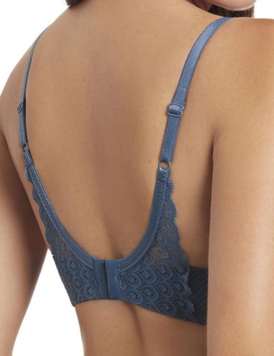 Бюстгальтер бралетт без каркасов Selene CLOE синий, Цвет: синий, Размеры: 75B, изображение 3