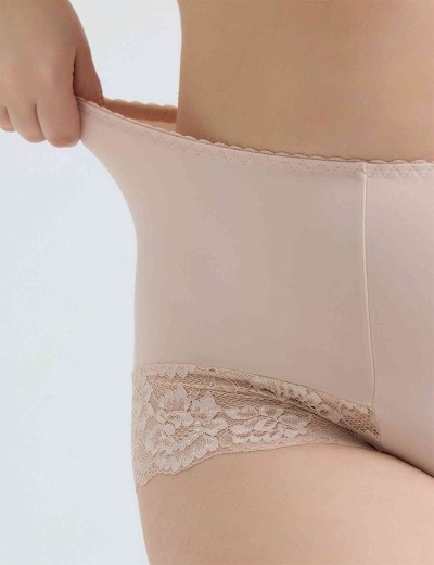 Трусы высокие Elli 711 LACE серебристый пион, Цвет: серебристый пион, Размеры: XL, изображение 2