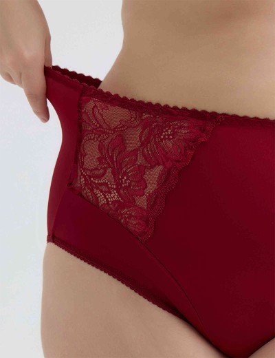 Высокие трусы слипы Elli 621 румба, Цвет: румба, Размеры: 3XL, изображение 3