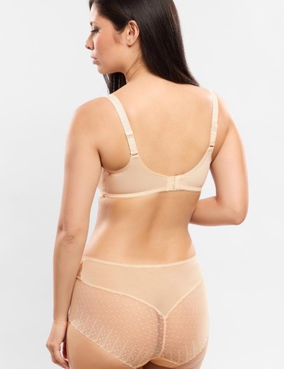 Мягкий бюстгальтер с вышивкой Empreinte 07225 AMOUR NACRE перламутр, Цвет: перламутр, Размеры: 65F, изображение 3