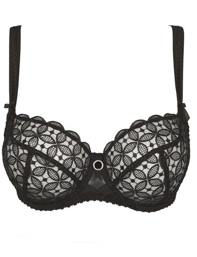 Бюстгальтер балконет мягкий Empreinte 08212 ROMY лакрица, Цвет: лакрица, Размеры: 65F, изображение 5