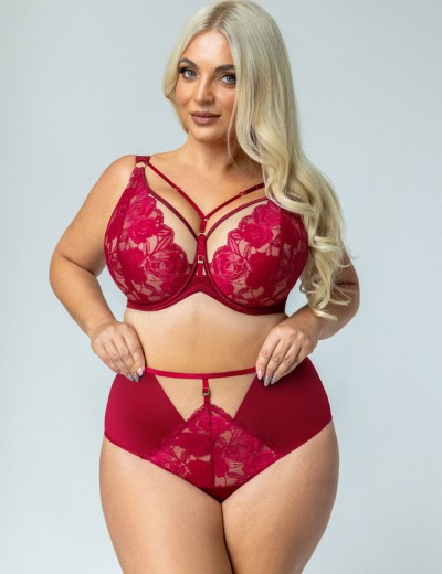 Трусы слипы Kris Line CHERRY briefs, Цвет: вишневый, Размеры: M, изображение 3