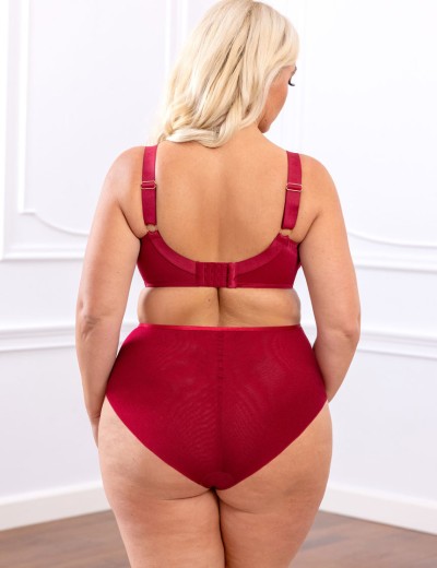 Трусы высокие Kris Line CHERRY briefs high waist, Цвет: вишневый, Размеры: M, изображение 4