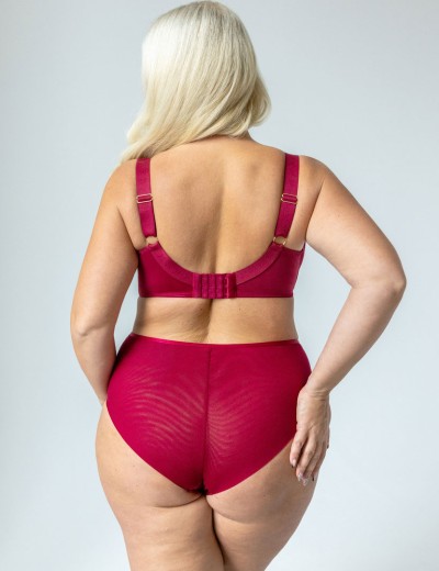 Бюстгальтер с подкроем Kris Line CHERRY soft full cup, Цвет: вишневый, Размеры: 100D, изображение 2