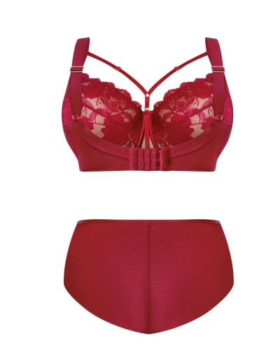 Бюстгальтер с подкроем Kris Line CHERRY soft full cup, Цвет: вишневый, Размеры: 100D, изображение 8