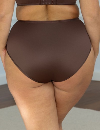 Трусы высокие Kris Line MOCCA briefs high waist, Цвет: мокка, Размеры: M, изображение 2