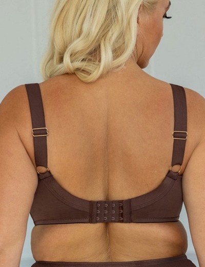 Мягкий бюстгальтер балконет Kris Line MOCCA half cup soft, Цвет: мокка, Размеры: 65G, изображение 4