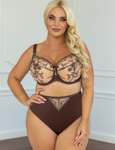 Бюстгальтер с подкроем Kris Line MOCCA soft full cup, Цвет: мокка, Размеры: 100D, изображение 5