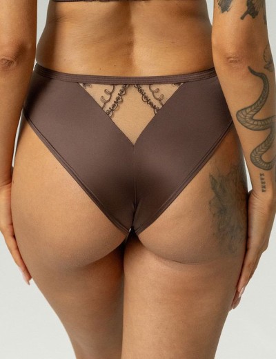 Трусики бразилиана Kris Line MOCCA stringshorts, Цвет: мокка, Размеры: M, изображение 2