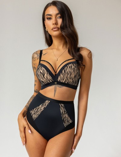 Трусы высокие Kris Line QUEEN briefs high waist, Цвет: черный, Размеры: M, изображение 3