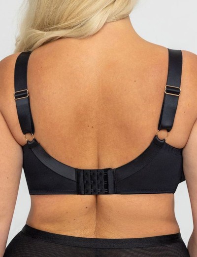 Бюстгальтер с подкроем Kris Line QUEEN soft full cup, Цвет: черный, Размеры: 100D, изображение 2