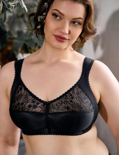 Бюстгальтер мягкий без косточек Sermija MELISSA 186-25-L чёрный, Цвет: чёрный, Размеры: 75F, изображение 2