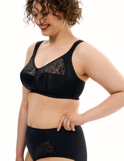 Бюстгальтер мягкий без косточек Sermija MELISSA 186-25-L чёрный, Цвет: чёрный, Размеры: 75F, изображение 4