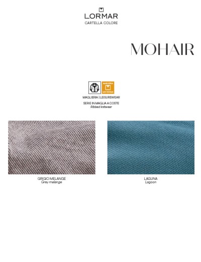 Трикотажный халат на молнии Lormar MOHAIR 673904LU grigio melange, Цвет: grigio melange (серый), Размеры: M/L, изображение 3