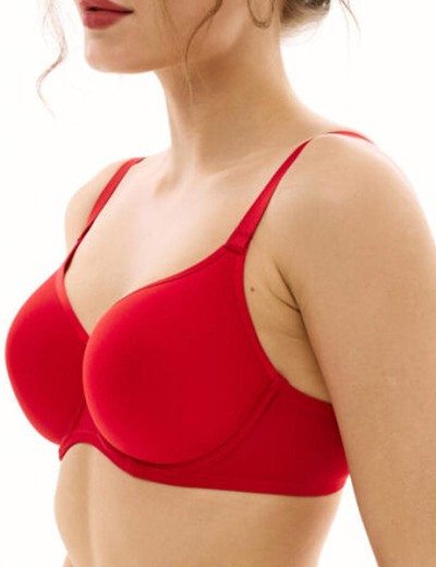 Бюстгальтер спейсер Sermija 169-16-L / 170-16-L красный, Цвет: красный, Размеры: 70E, изображение 4