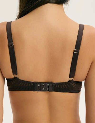 Бюстгальтер с пуш-ап вкладышами Esotiq 43521 NACRE шоколадный, Цвет: шоколадный, Размеры: 65E, изображение 2