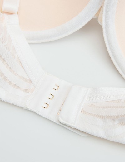 Кружевной бюстгальтер с поролоном Esotiq 43522 NACRE кремовый, Цвет: кремовый, Размеры: 65F, изображение 8