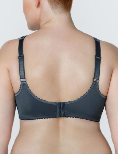 Бюстгальтер мягкий без косточек Sermija 149-12-L темный графит, Цвет: тёмный графит, Размеры: 75G, изображение 2