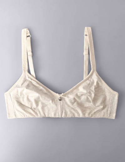 Хлопковый бюстгальтер без каркасов Sielei NATURAL COTTON 1450 ecru melange, Цвет: ecru melange, Размеры: 90B, изображение 5