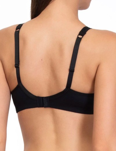 Хлопковый бюстгальтер без каркасов Sielei NATURAL COTTON 1450 nero, Цвет: nero (черный), Размеры: 90B, изображение 2