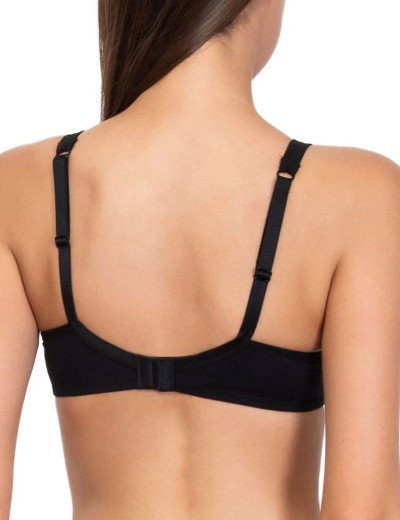 Хлопковый бюстгальтер без косточек Sielei NATURAL COTTON 1452 nero nero, Цвет: nero (черный), Размеры: 80B, изображение 2