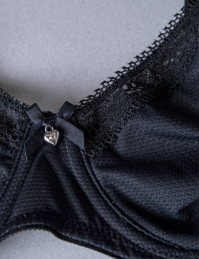 Бюстгальтер с мягкой чашкой Sielei DARLING 1870 nero, Цвет: nero (черный), Размеры: 75D, изображение 3