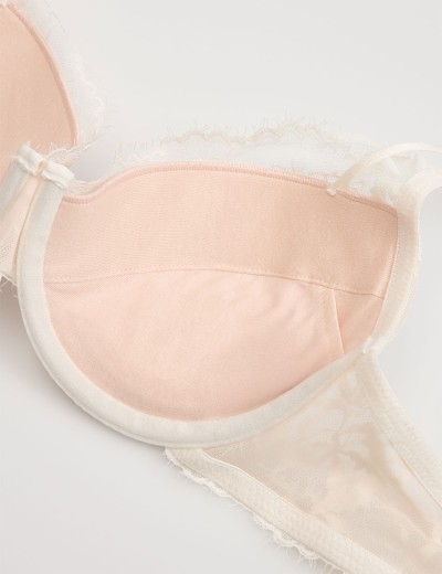 Бюстгальтер с пуш-ап вкладышами Esotiq CLOE 43532 кремовый, Цвет: кремовый, Размеры: 85B, изображение 8