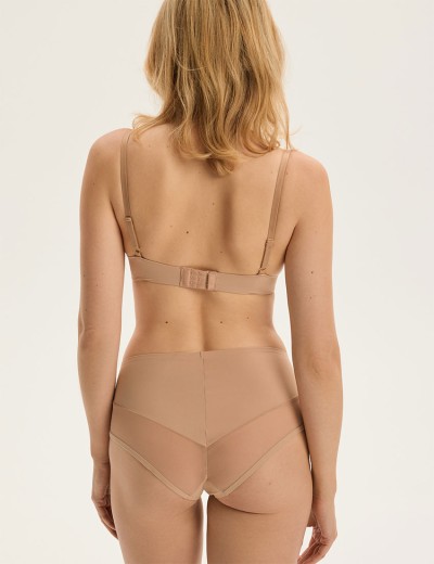 Гладкие высокие трусы Esotiq CLEARY 44271 кофейный, Цвет: кофейный, Размеры: S, изображение 4