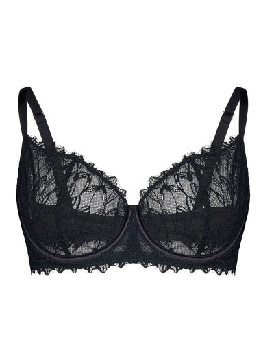 Мягкий бюстгальтер балконет Esotiq CMON 43998 черный, Цвет: черный, Размеры: 70E, изображение 7