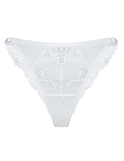 Кружевные стринги Esotiq CROWN 43749 кремовый, Цвет: кремовый, Размеры: S, изображение 5