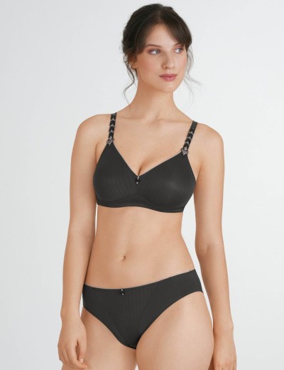 Бюстгальтер мягкий без косточек Felina 203283 ELEMENTARY тёмно-серый, Цвет: тёмно-серый, Размеры: 75B, изображение 3