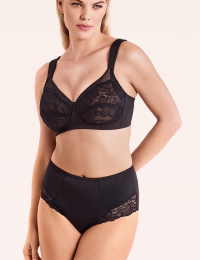 Высокие трусы слипы Infiore PERLA nero, Цвет: nero (черный), Размеры: L, изображение 4