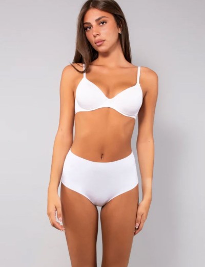 Высокие слипы с кружевной спинкой Sielei IOSONOIO 5119 bianco, Цвет: bianco (белый), Размеры: S, изображение 3