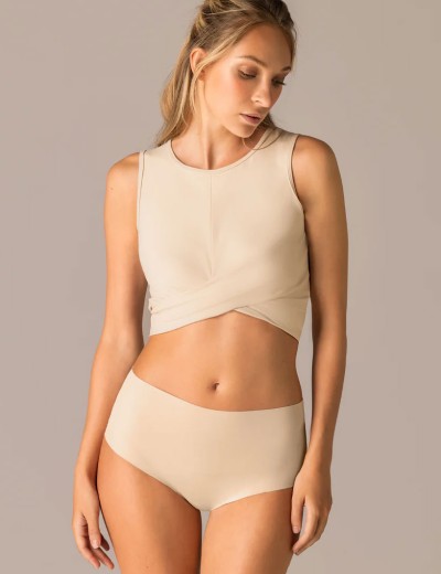 Высокие слипы с кружевной спинкой Sielei IOSONOIO 5119 skin, Цвет: skin (бежевый), Размеры: S, изображение 3