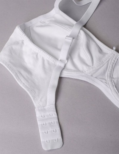 Бюстгальтер мягкий хлопковый без косточек Sielei NATURAL COTTON 1440 bianco, Цвет: bianco (белый), Размеры: 80C, изображение 10