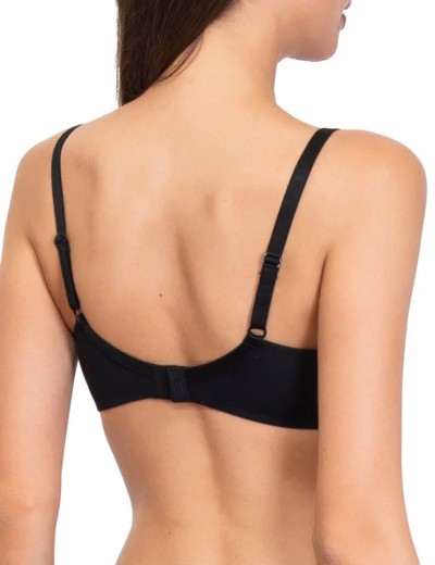 Бюстгальтер мягкий хлопковый без косточек Sielei NATURAL COTTON 1440 nero, Цвет: nero (черный), Размеры: 80C, изображение 2