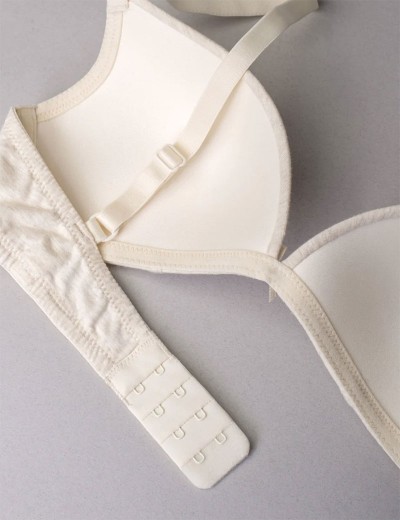 Хлопковый бескостный бюстгальтер Sielei NATURAL COTTON 1458 ecru melange, Цвет: ecru melange, Размеры: 85B, изображение 4