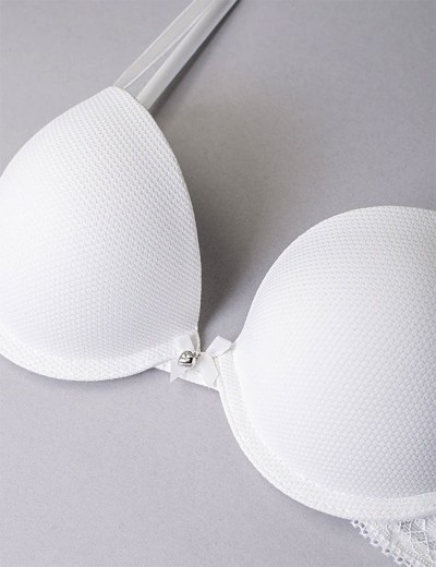 Бюстгальтер пуш-ап Sielei DARLING 1874 bianco latte, Цвет: bianco latte (белый), Размеры: 70B, изображение 3