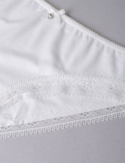 Трусы слипы Sielei DARLING 1875 bianco latte, Цвет: bianco latte (белый), Размеры: XL, изображение 3