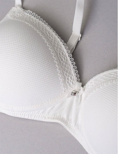 Бюстгальтер пуш-ап без косточек Sielei DARLING 1876 bianco latte, Цвет: bianco latte (белый), Размеры: 70B, изображение 3