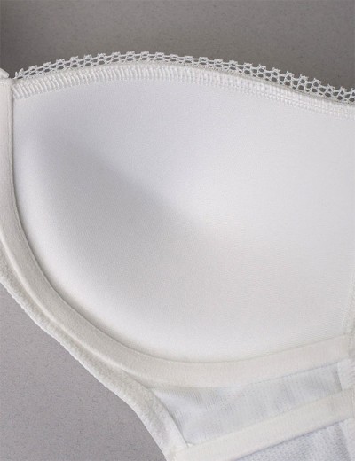 Бюстгальтер пуш-ап без косточек Sielei DARLING 1876 bianco latte, Цвет: bianco latte (белый), Размеры: 70B, изображение 6