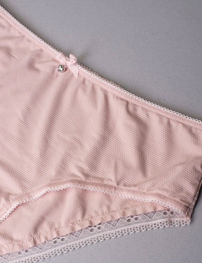 Высокие трусы слипы Sielei DARLING 1879 cipria, Цвет: cipria (пудровый), Размеры: XL, изображение 5