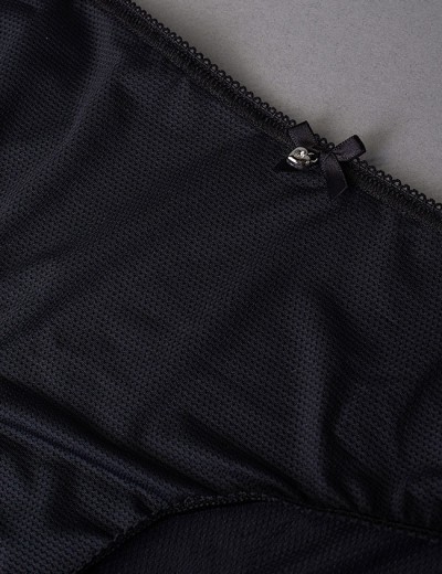 Высокие трусы слипы Sielei DARLING 1879 nero, Цвет: nero (черный), Размеры: M, изображение 4