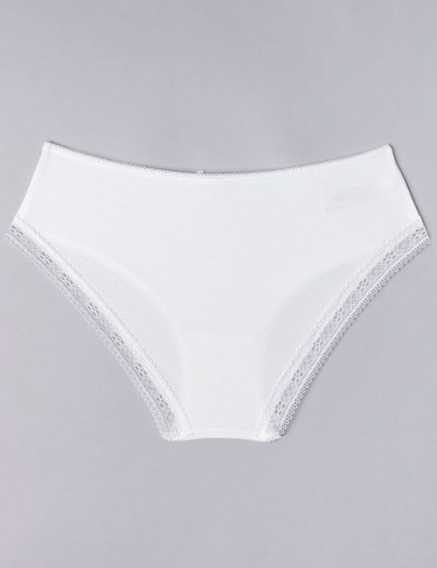 Высокие трусы слипы Sielei DARLING 1879 bianco latte, Цвет: bianco latte (белый), Размеры: XL, изображение 6