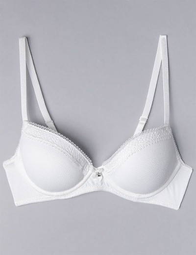 Бюстгальтер балконет с поролоном Sielei DARLING 1882 bianco latte, Цвет: bianco latte (белый), Размеры: 70C, изображение 2