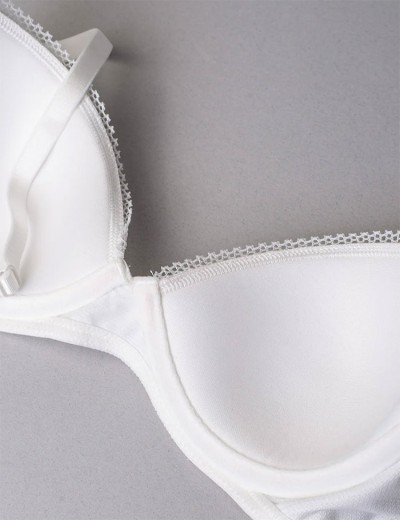 Бюстгальтер балконет с поролоном Sielei DARLING 1882 bianco latte, Цвет: bianco latte (белый), Размеры: 70C, изображение 5