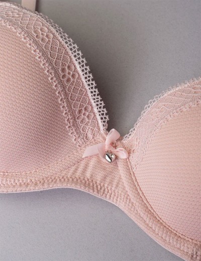 Бюстгальтер балконет с поролоном Sielei DARLING 1882 cipria, Цвет: cipria (пудровый), Размеры: 70C, изображение 5